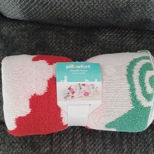 New Pillowfort Candy Knit Chenille Throw Blanket 48" x 58"